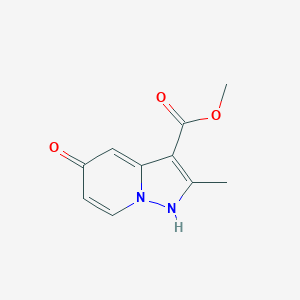 molecular formula C10H10N2O3 B11898494 Methyl 5-hydroxy-2-methylpyrazolo[1,5-a]pyridine-3-carboxylate 