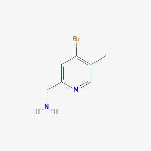 molecular formula C7H9BrN2 B11898548 (4-Bromo-5-methylpyridin-2-yl)methanamine CAS No. 1196156-91-8