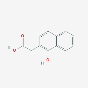 molecular formula C12H10O3 B11898653 (1-Hydroxynaphthalen-2-yl)acetic acid CAS No. 10441-47-1