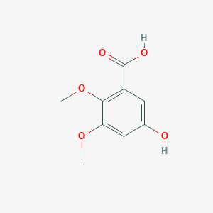 molecular formula C9H10O5 B11898757 5-Hydroxy-2,3-dimethoxybenzoic acid 