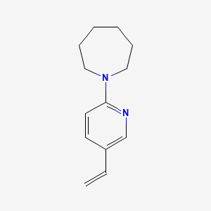 molecular formula C13H18N2 B11898916 1-(5-Vinylpyridin-2-yl)azepane 