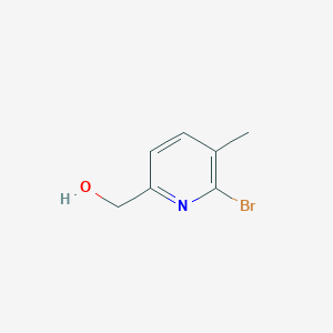 molecular formula C7H8BrNO B11899100 (6-Bromo-5-methylpyridin-2-yl)methanol 