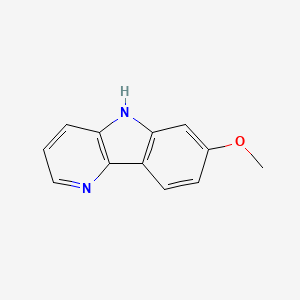 molecular formula C12H10N2O B11899120 7-Methoxy-5H-pyrido[3,2-b]indole 