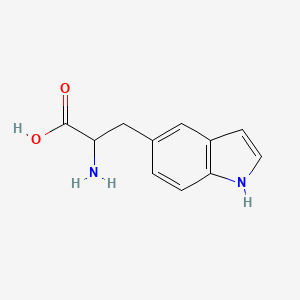 molecular formula C11H12N2O2 B11899121 2-amino-3-(1H-indol-5-yl)propanoic acid CAS No. 3569-24-2