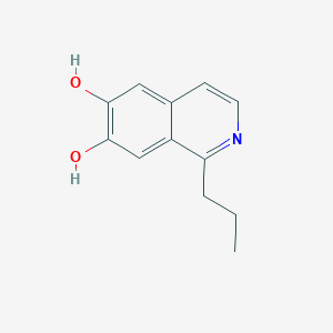 molecular formula C12H13NO2 B11899123 1-Propylisoquinoline-6,7-diol 