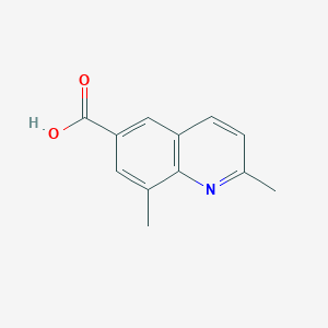 molecular formula C12H11NO2 B11899133 2,8-Dimethylquinoline-6-carboxylic acid 