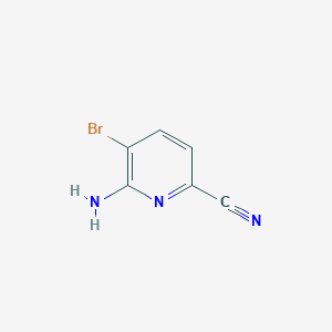 molecular formula C6H4BrN3 B11899154 6-Amino-5-bromopicolinonitrile CAS No. 1314974-91-8