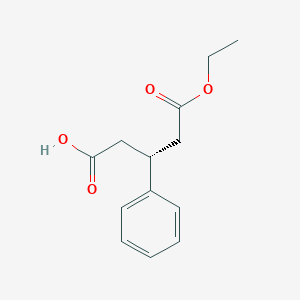 molecular formula C13H16O4 B118992 (R)-3-Phenylglutaric acid 1-ethyl ester CAS No. 140863-09-8