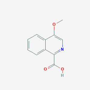 molecular formula C11H9NO3 B11899385 4-Methoxyisoquinoline-1-carboxylic acid CAS No. 1179149-12-2