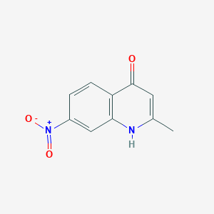 molecular formula C10H8N2O3 B11899475 2-Methyl-7-nitroquinolin-4(1H)-one CAS No. 64334-95-8