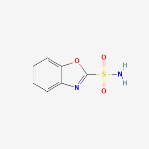 molecular formula C7H6N2O3S B11899607 Benzo[d]oxazole-2-sulfonamide 