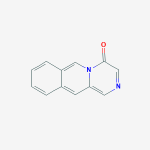 molecular formula C12H8N2O B11899693 4H-Pyrazino[1,2-b]isoquinolin-4-one CAS No. 821811-77-2