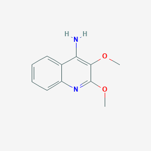 molecular formula C11H12N2O2 B11899716 2,3-Dimethoxyquinolin-4-amine 