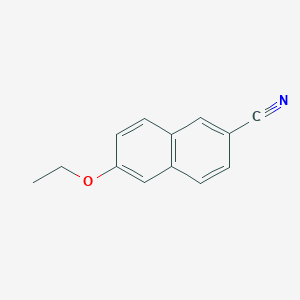 molecular formula C13H11NO B11899756 6-Ethoxynaphthalene-2-carbonitrile CAS No. 66217-26-3