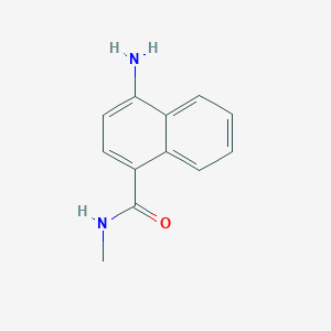 molecular formula C12H12N2O B11899829 4-Amino-N-methyl-1-naphthamide 