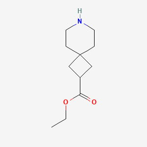 molecular formula C11H19NO2 B11899908 Ethyl 7-azaspiro[3.5]nonane-2-carboxylate 