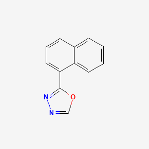 molecular formula C12H8N2O B11899949 2-(Naphthalen-1-YL)-1,3,4-oxadiazole CAS No. 64001-71-4