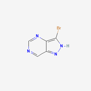 molecular formula C5H3BrN4 B11899953 3-Bromo-1H-pyrazolo[4,3-d]pyrimidine 