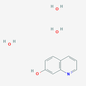 molecular formula C9H13NO4 B11899964 Quinolin-7-ol trihydrate CAS No. 220976-09-0