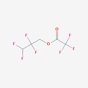 molecular formula C5H3F7O2 B011900 2,2,3,3-Tetrafluoropropyl trifluoroacetate CAS No. 107551-72-4