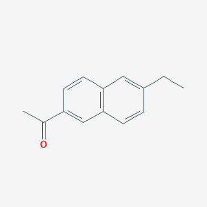 molecular formula C14H14O B11900145 1-(6-Ethylnaphthalen-2-yl)ethan-1-one CAS No. 67668-20-6