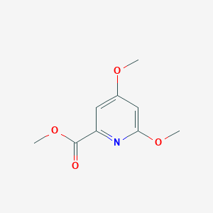 molecular formula C9H11NO4 B11900346 Methyl 4,6-dimethoxypicolinate 