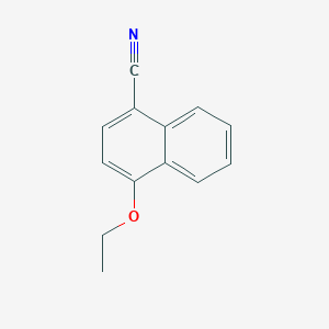 molecular formula C13H11NO B11900503 4-Ethoxynaphthalene-1-carbonitrile CAS No. 62677-55-8