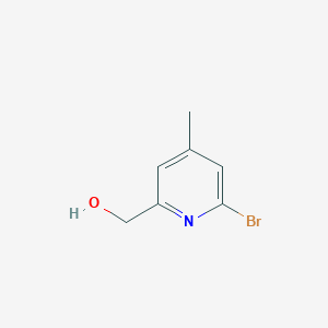 molecular formula C7H8BrNO B11900581 (6-Bromo-4-methylpyridin-2-yl)methanol 
