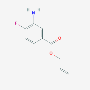 molecular formula C10H10FNO2 B119006 Allyl 3-amino-4-fluorobenzoate CAS No. 153774-39-1