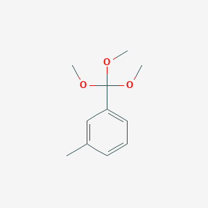 molecular formula C11H16O3 B11900626 1-Methyl-3-(trimethoxymethyl)benzene 