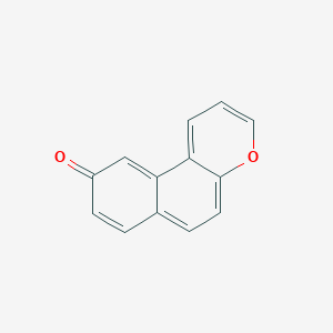 molecular formula C13H8O2 B11900642 9H-Naphtho[2,1-b]pyran-9-one CAS No. 268740-98-3