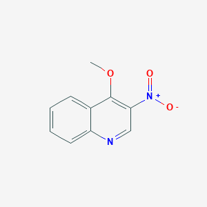 molecular formula C10H8N2O3 B11900734 4-Methoxy-3-nitroquinoline 