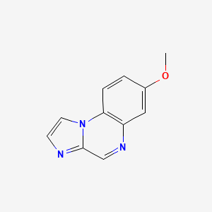 molecular formula C11H9N3O B11900737 7-Methoxyimidazo[1,2-a]quinoxaline CAS No. 39744-68-8