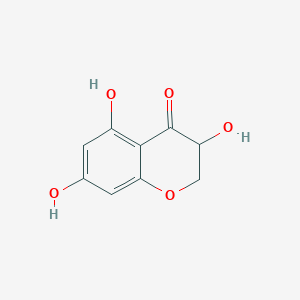molecular formula C9H8O5 B11900739 3,5,7-Trihydroxychroman-4-one CAS No. 139503-88-1