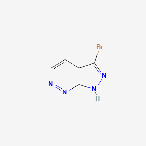 molecular formula C5H3BrN4 B11900875 3-Bromo-1H-pyrazolo[3,4-c]pyridazine CAS No. 1260741-42-1