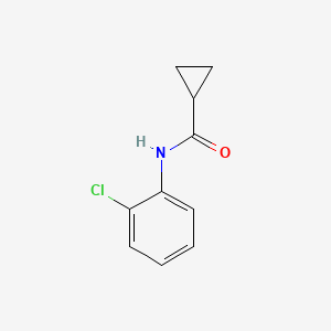 molecular formula C10H10ClNO B11900916 N-(2-chlorophenyl)cyclopropanecarboxamide CAS No. 14371-98-3