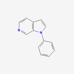 molecular formula C13H10N2 B11901010 1-Phenyl-1H-pyrrolo[2,3-c]pyridine 