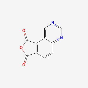 molecular formula C10H4N2O3 B11901025 Furo[3,4-f]quinazoline-7,9-dione CAS No. 31611-50-4