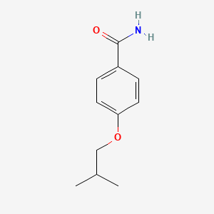 molecular formula C11H15NO2 B11901072 4-(2-Methylpropoxy)benzamide 