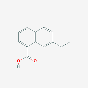 molecular formula C13H12O2 B11901081 7-Ethyl-1-naphthoic acid CAS No. 824430-41-3
