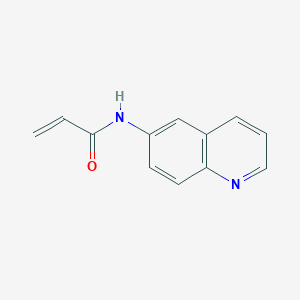 molecular formula C12H10N2O B11901109 N-(Quinolin-6-yl)acrylamide 