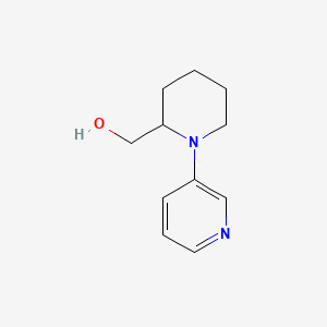 molecular formula C11H16N2O B11901299 (1-(Pyridin-3-yl)piperidin-2-yl)methanol 