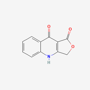 molecular formula C11H7NO3 B11901300 9-Hydroxyfuro[3,4-b]quinolin-1(3H)-one CAS No. 142471-90-7