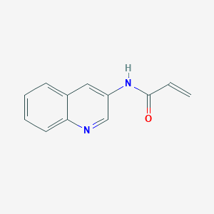 molecular formula C12H10N2O B11901495 N-(Quinolin-3-yl)acrylamide 