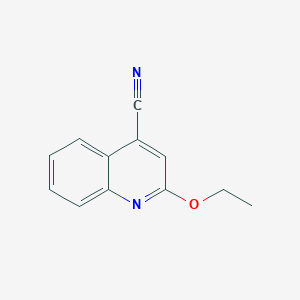 molecular formula C12H10N2O B11901552 2-Ethoxyquinoline-4-carbonitrile CAS No. 859938-23-1