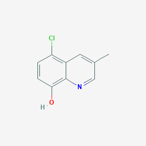 molecular formula C10H8ClNO B11901794 5-Chloro-3-methylquinolin-8-ol CAS No. 61380-78-7