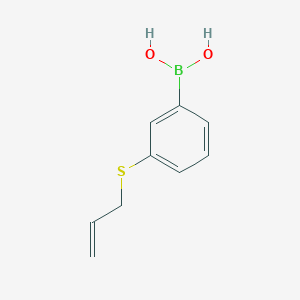 molecular formula C9H11BO2S B11901927 3-(Allylthio)-benzeneboronic acid CAS No. 915401-98-8