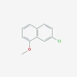 molecular formula C11H9ClO B11901935 7-Chloro-1-methoxynaphthalene CAS No. 91063-80-8