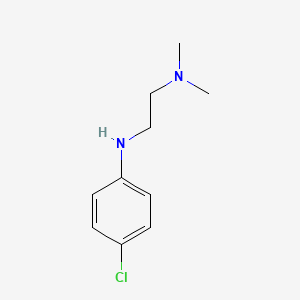 molecular formula C10H15ClN2 B11902023 N1-(4-Chlorophenyl)-N2,N2-dimethylethane-1,2-diamine CAS No. 74487-97-1
