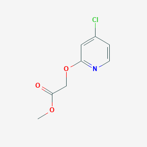 molecular formula C8H8ClNO3 B11902054 Methyl 2-((4-chloropyridin-2-yl)oxy)acetate CAS No. 1346707-65-0